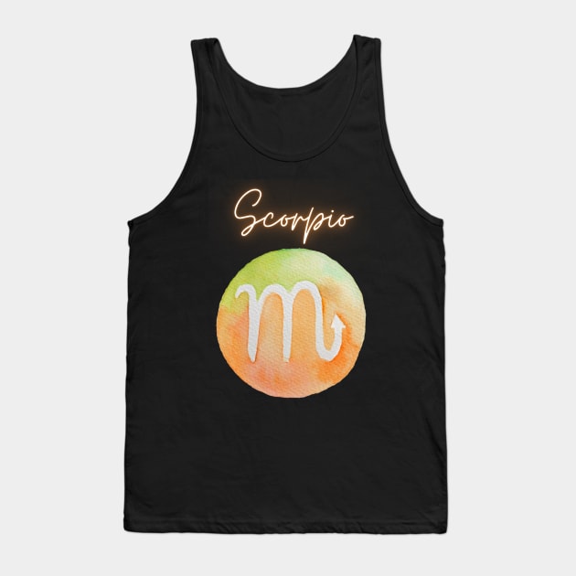 Scorpio Zodiac sign Tank Top by Dress Wild